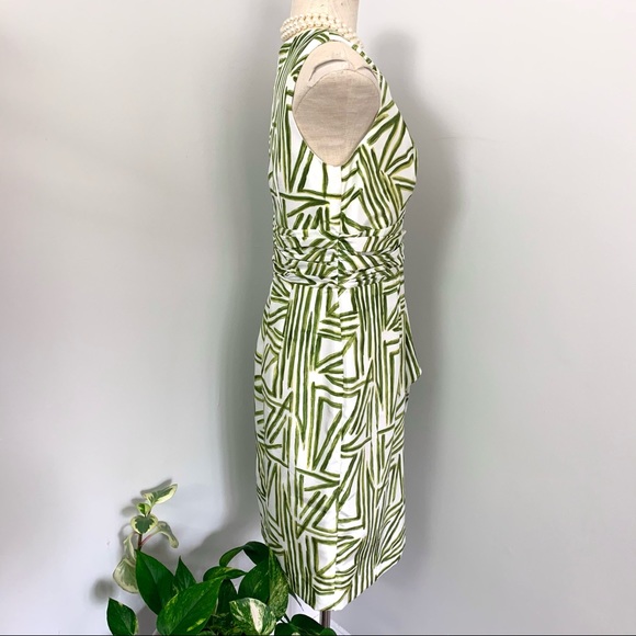 Retro Bombshell Wiggle Dress, Bamboo Print (S/M) - Picture 5 of 8